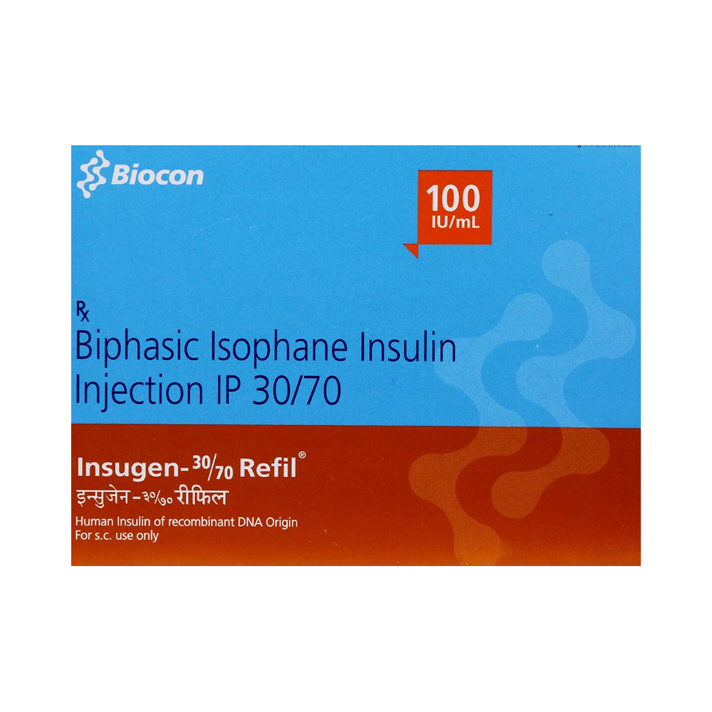 Insugen 30/70 100IU Refil Cartridge