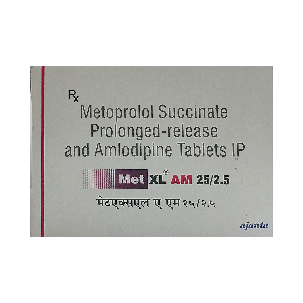 Met XL AM 25/2.5 Tablet