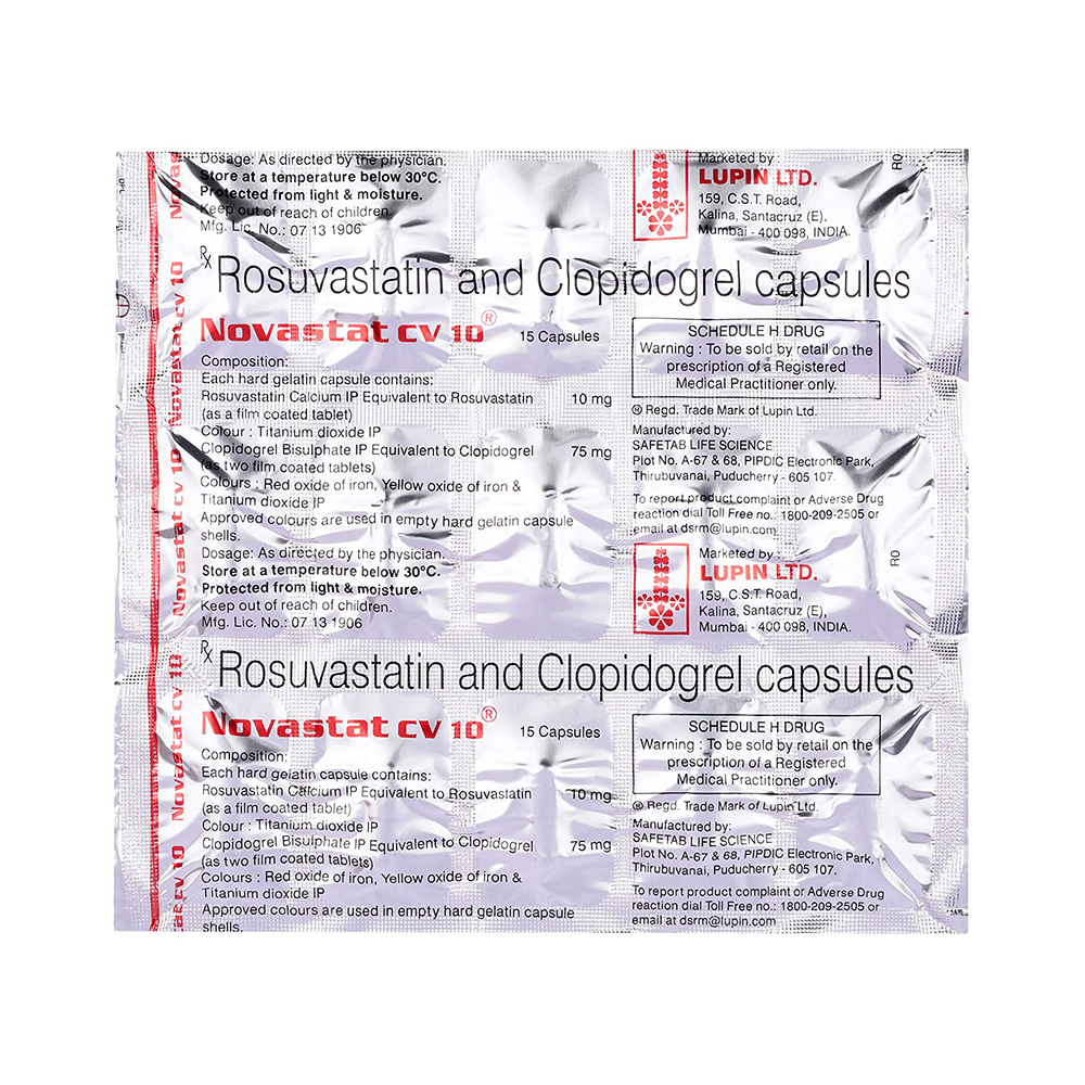 Novastat CV 10 Capsule