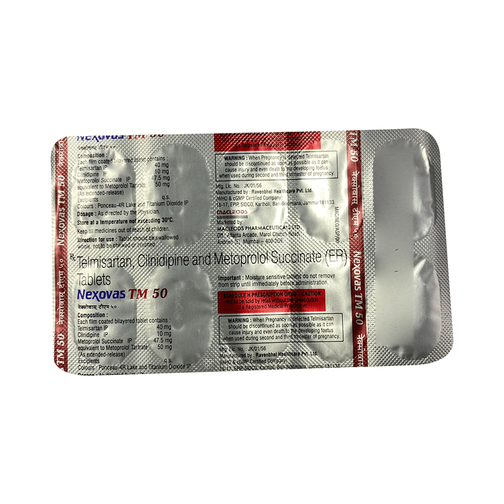 Nexovas TM 50 Tablet ER