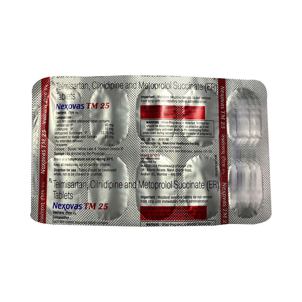 Nexovas TM 25 Tablet ER