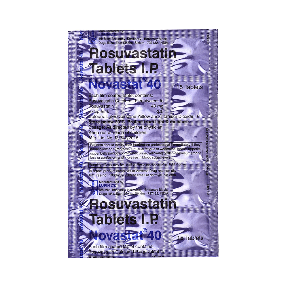 Novastat 40 Tablet