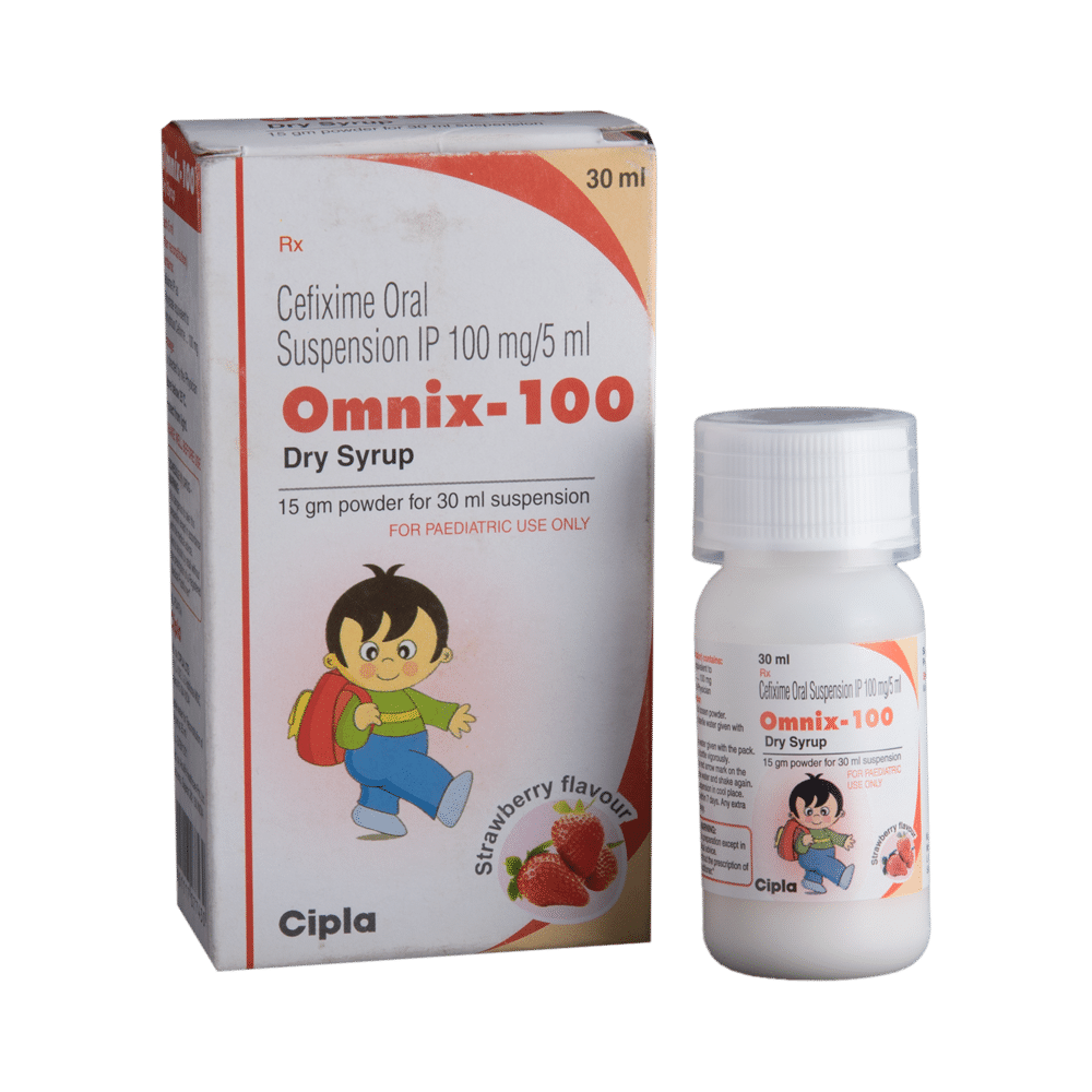 Omnix 100 Dry Syrup Strawberry