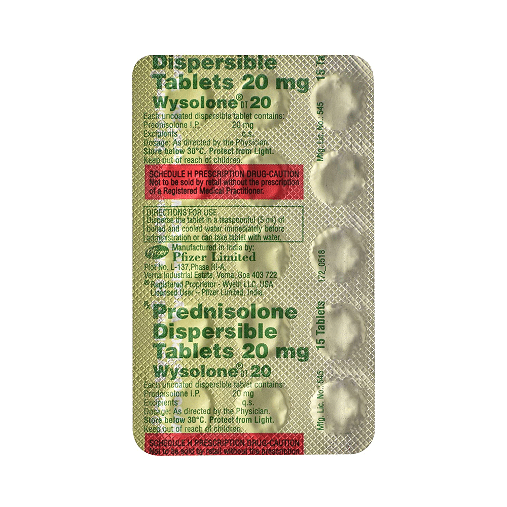Wysolone 20 Tablet DT