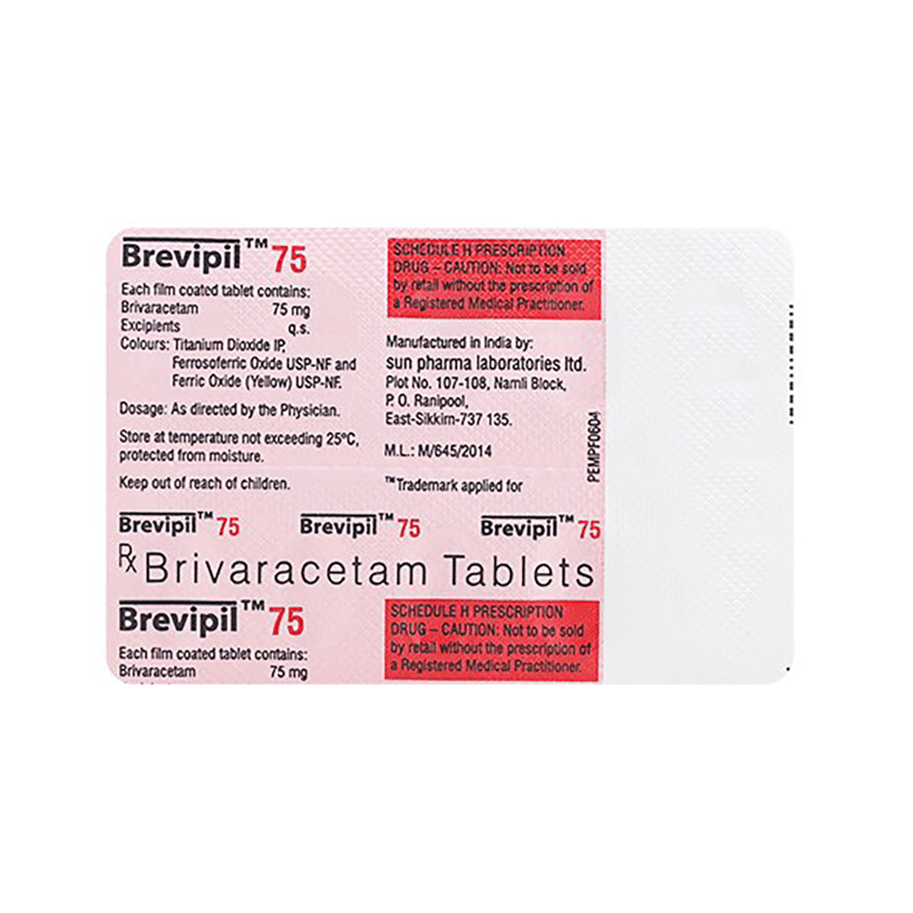 Brevipil 75mg Tablet