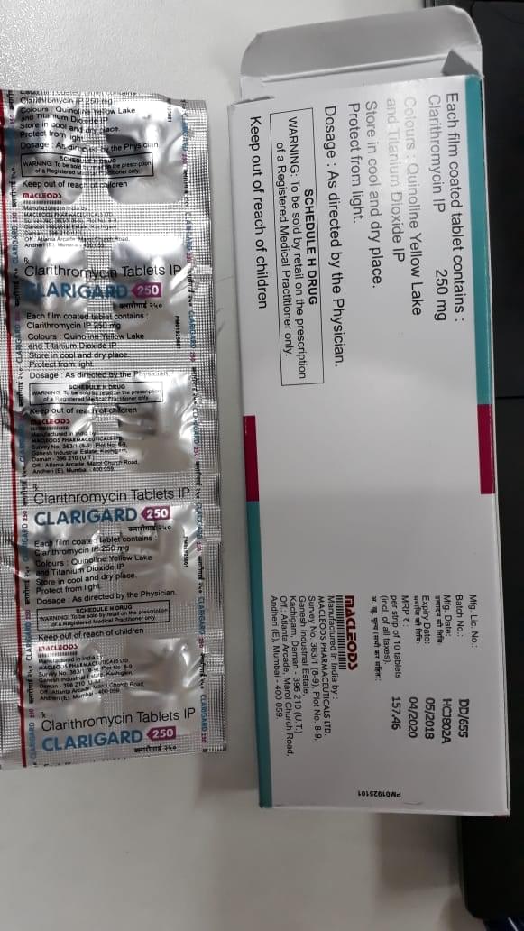 Clarigard 250 Tablet