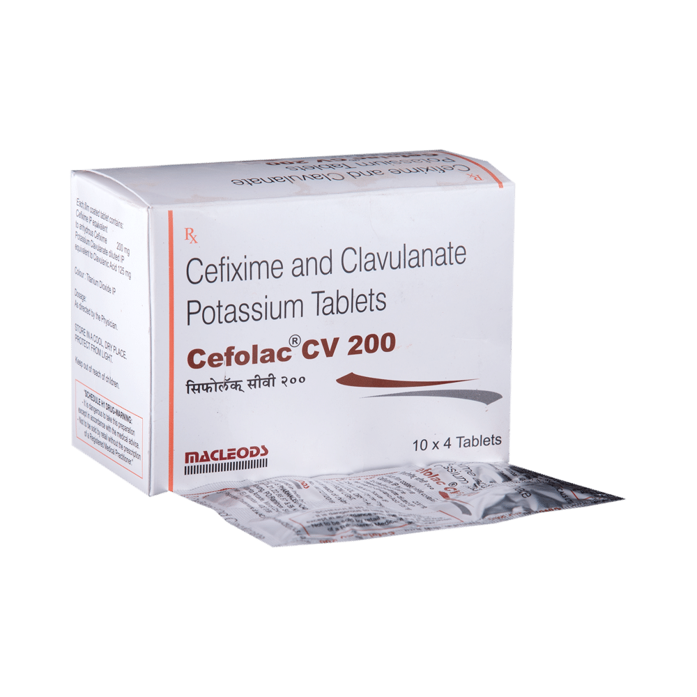 Cefolac CV 200 Tablet