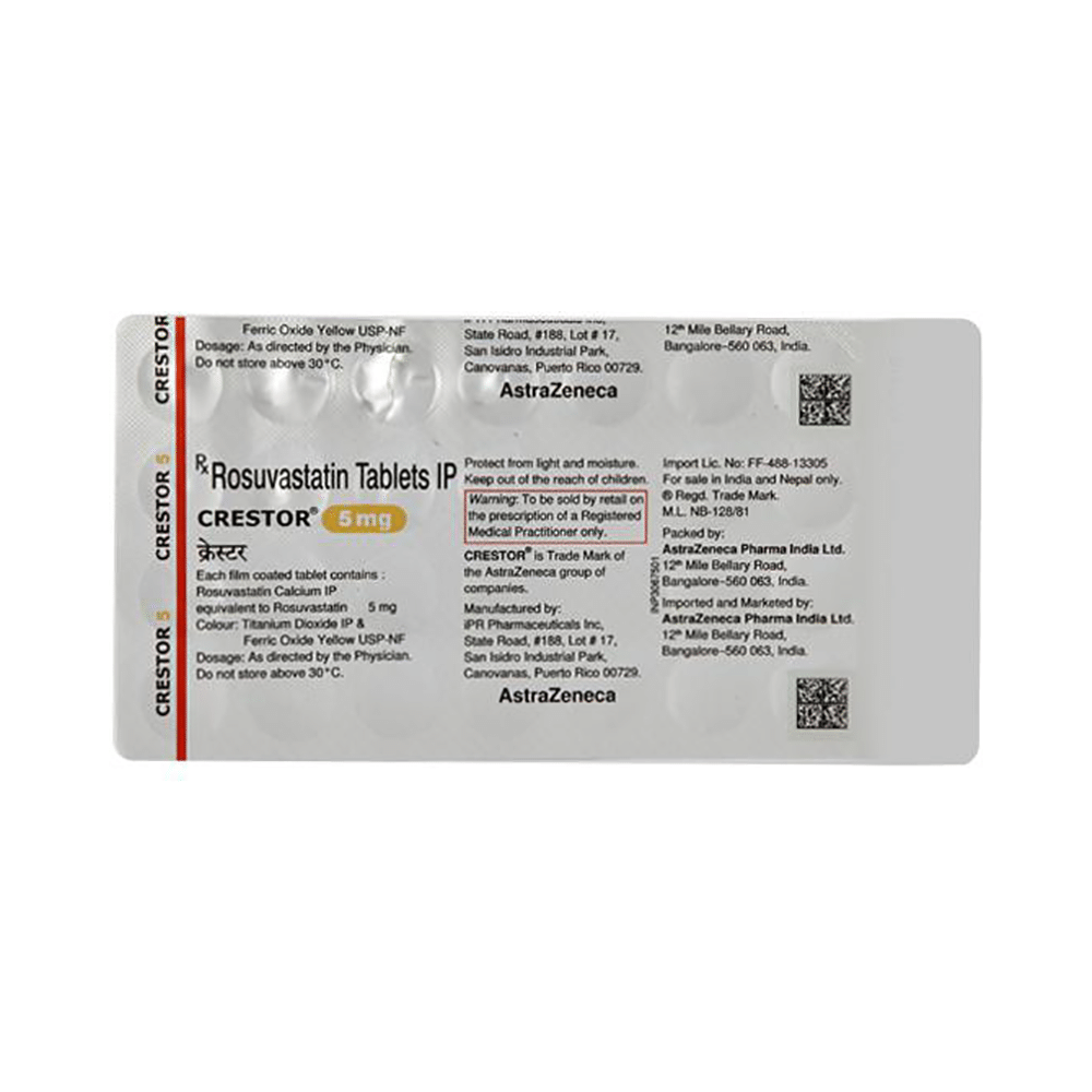 Crestor 5mg Tablet